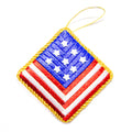 Diamond American Flag Oranment